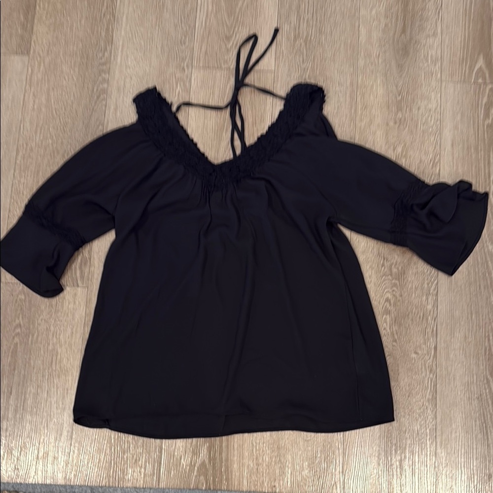 Elegant Black Women's Top